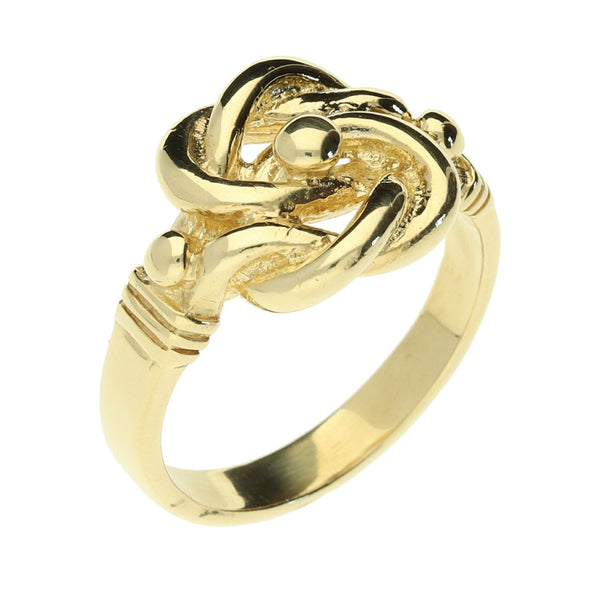 9ct Yellow Gold Knot Ring - 8.3g