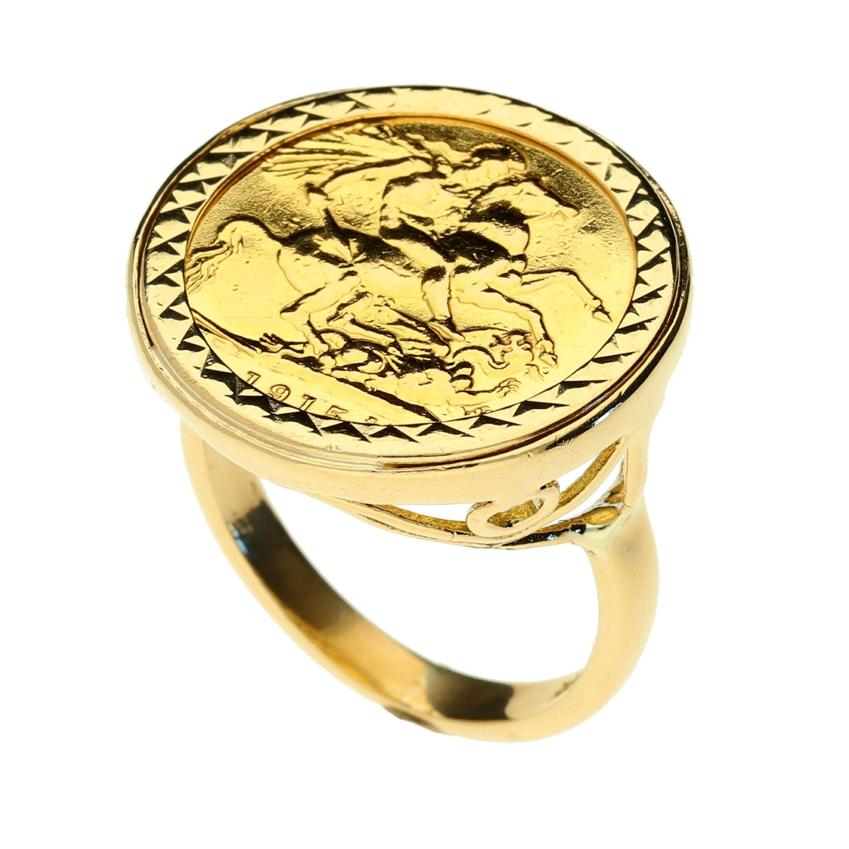 1915 King George V Full Sovereign Ring - 14.0g