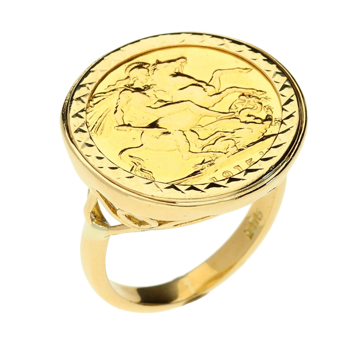 1915 King George V Full Sovereign Ring - 14.0g