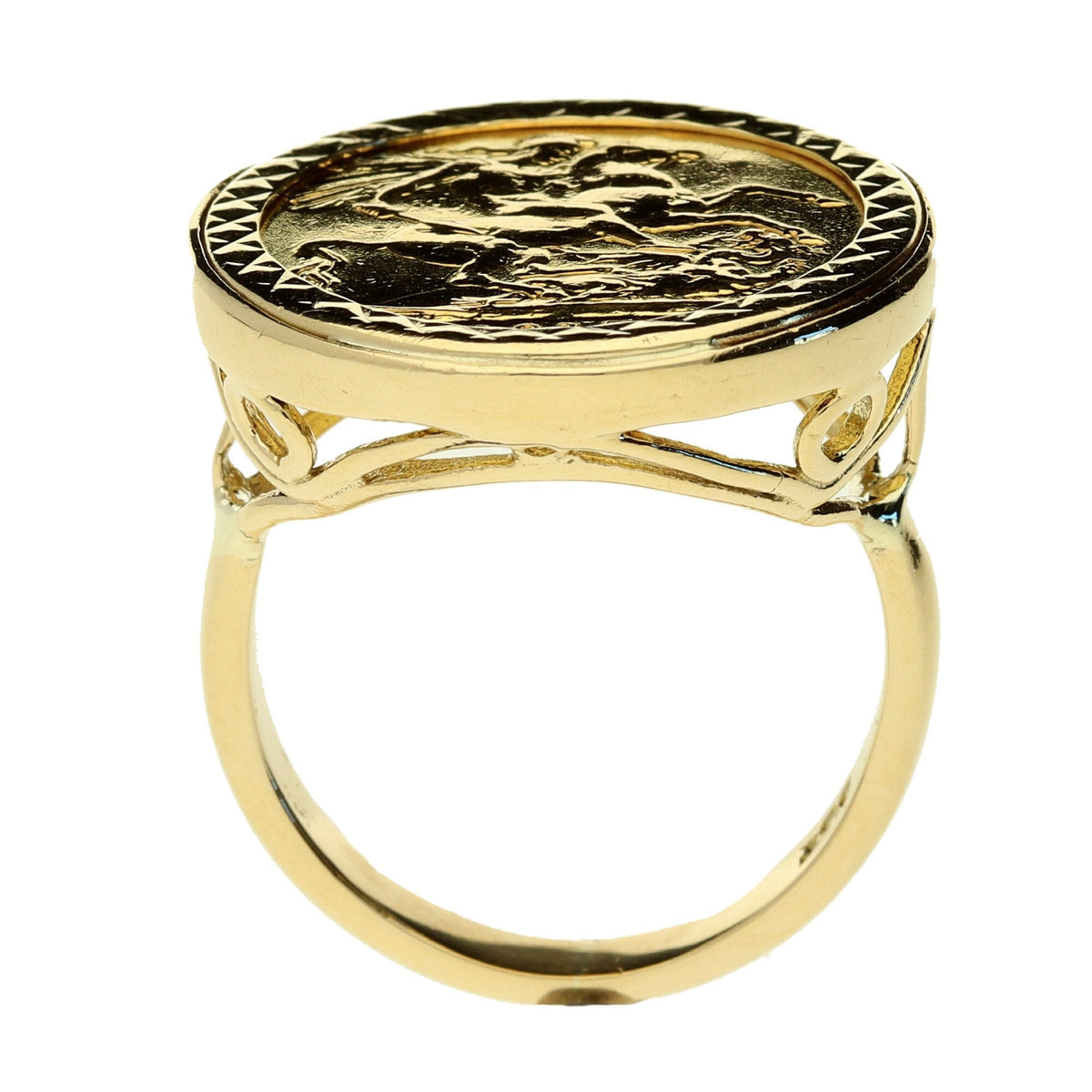 1915 King George V Full Sovereign Ring - 14.0g