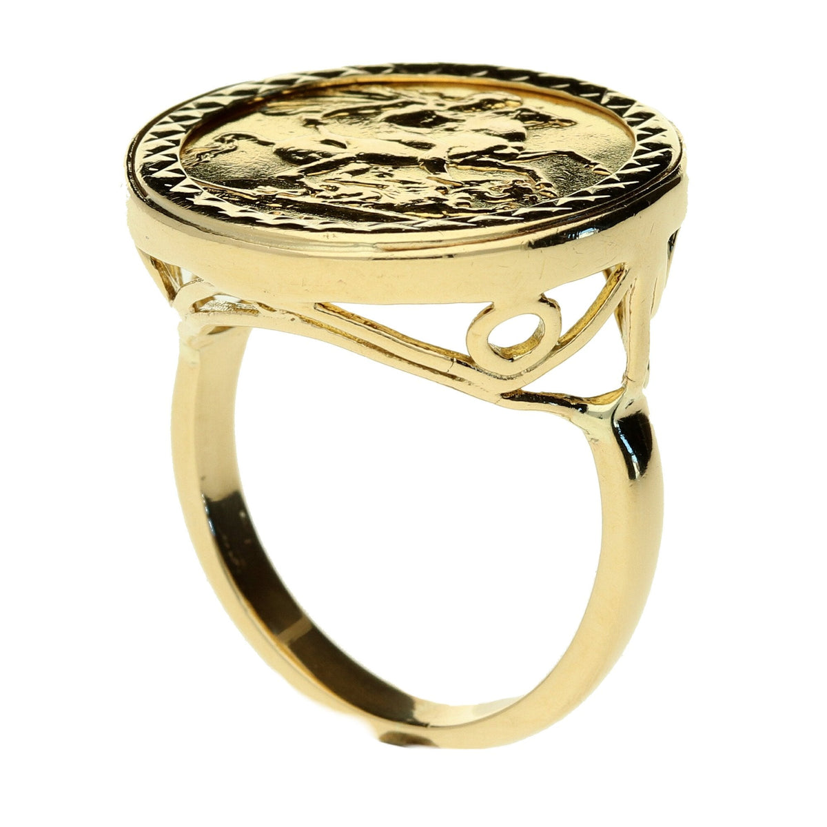 1915 King George V Full Sovereign Ring - 14.0g