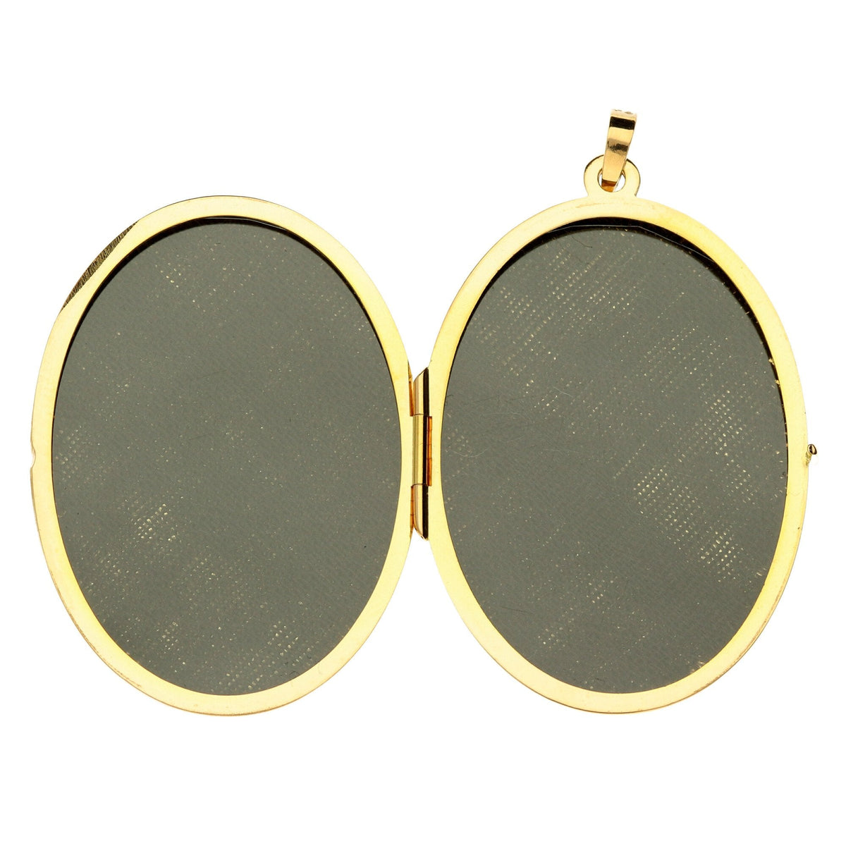 9ct Yellow Gold Oval Locket - 6.7g