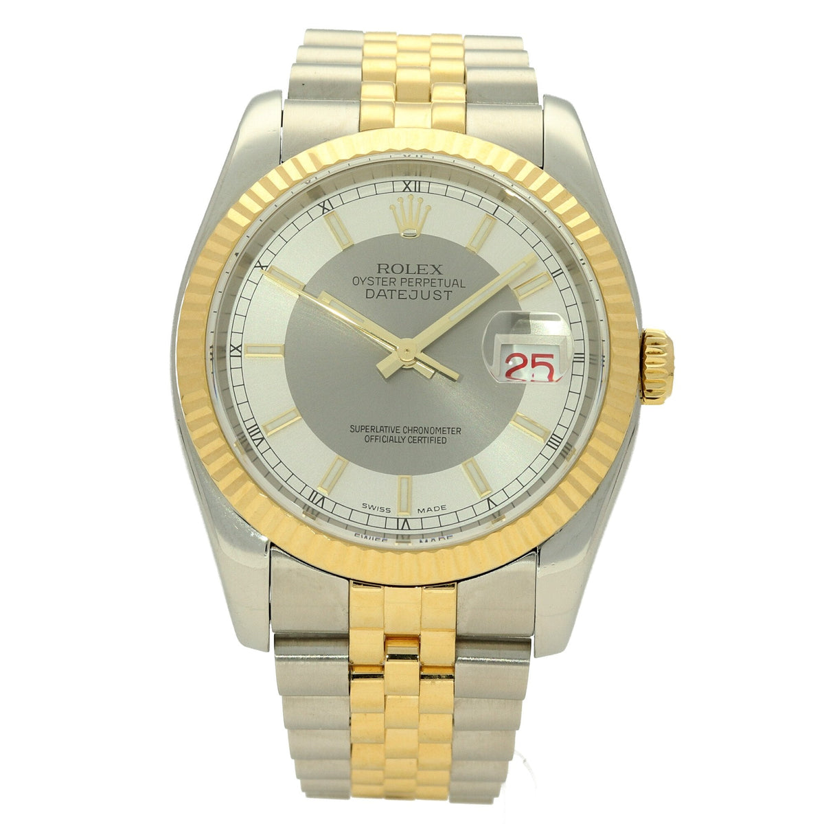 Datejust 116233 - Silver Tuxedo Dial - 2007