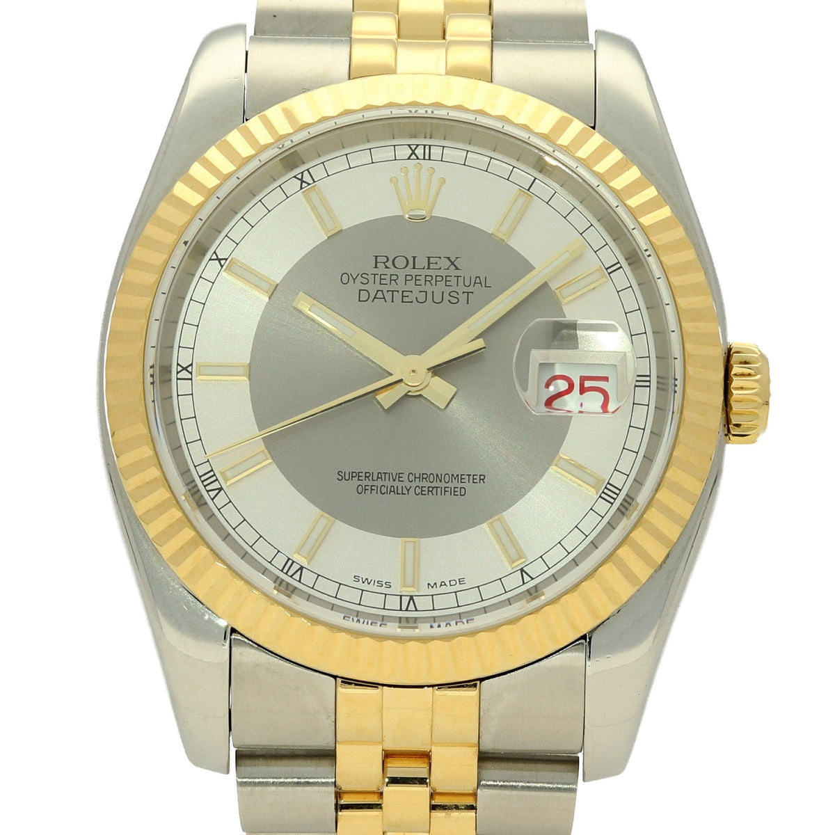 Datejust 116233 - Silver Tuxedo Dial - 2007