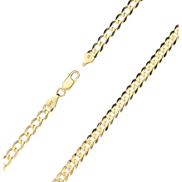 9ct Gold Curb Chain - 26 inches - 25.3g