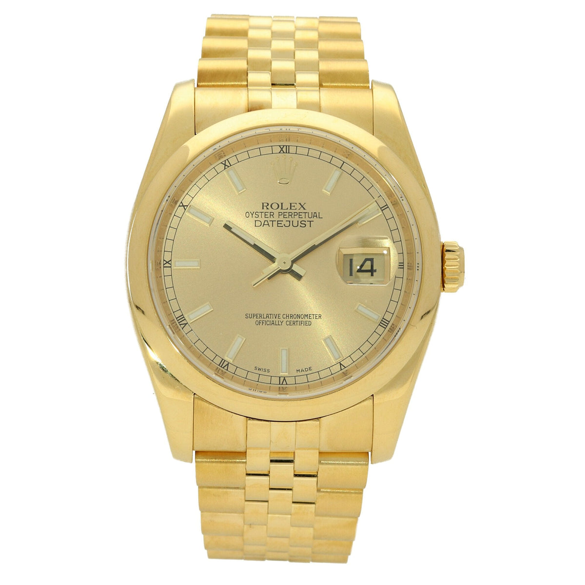 Oyster Perpetual Datejust 116208 - 18ct Gold - 2006