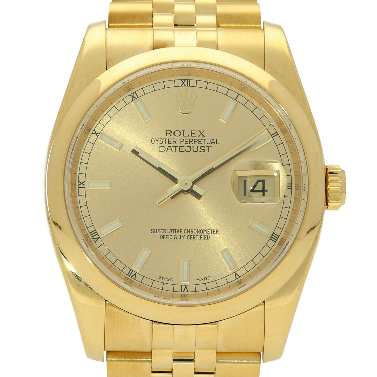 Oyster Perpetual Datejust 116208 - 18ct Gold - 2006