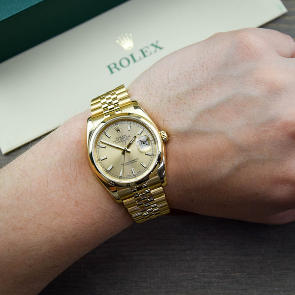 Oyster Perpetual Datejust 116208 - 18ct Gold - 2006