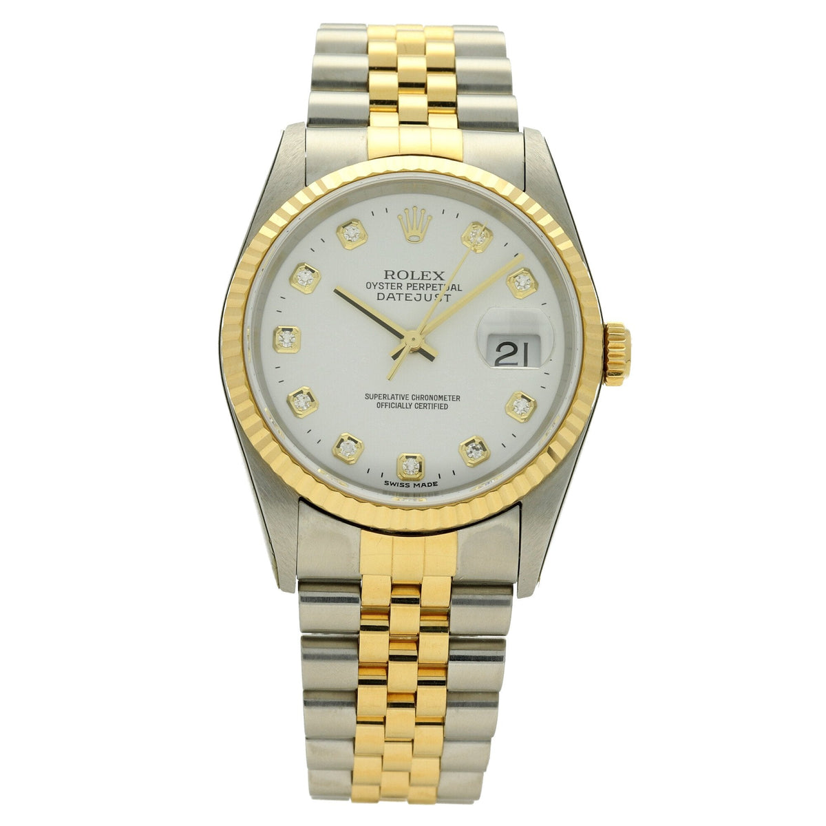 Datejust 16233 - White Diamond Dial - 2003