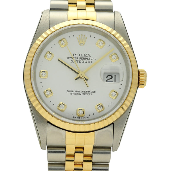 Datejust 16233 - White Diamond Dial - 2003