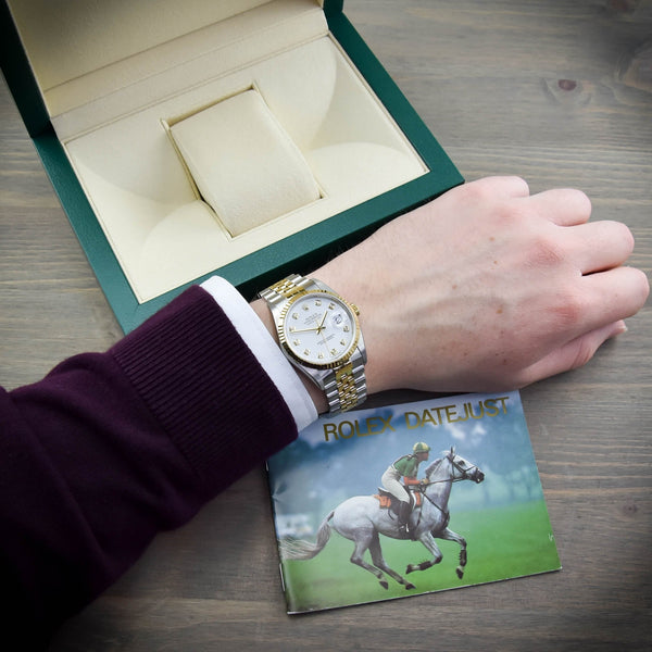 Datejust 16233 - White Diamond Dial - 2003