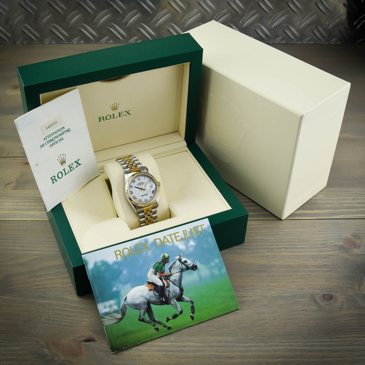 Datejust 16233 - White Roman Dial - 1995