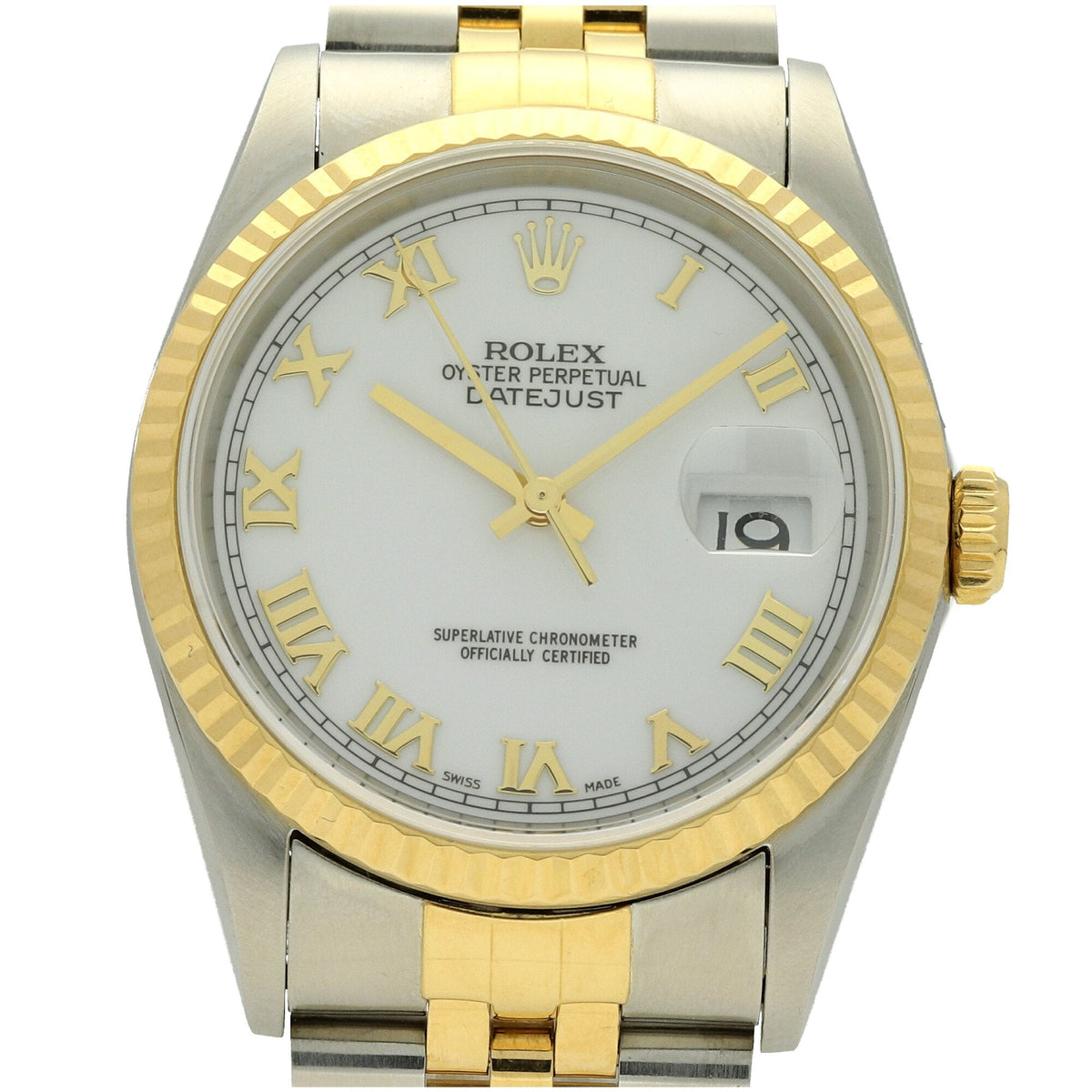 Datejust 16233 - White Roman Dial - 1995
