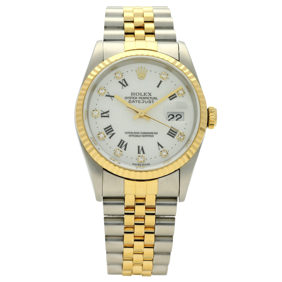 Datejust 16233 - White Diamond Dial - 1995