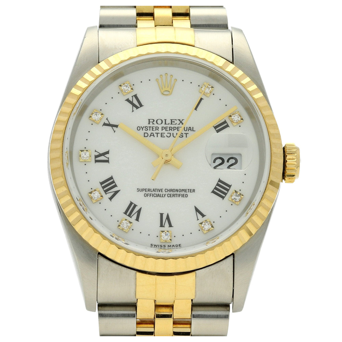 Datejust 16233 - White Diamond Dial - 1995