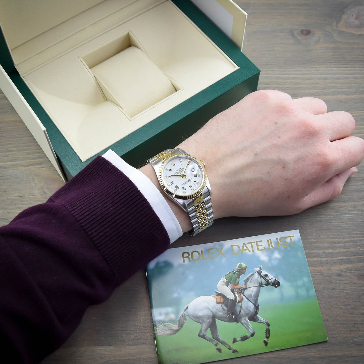 Datejust 16233 - White Diamond Dial - 1995