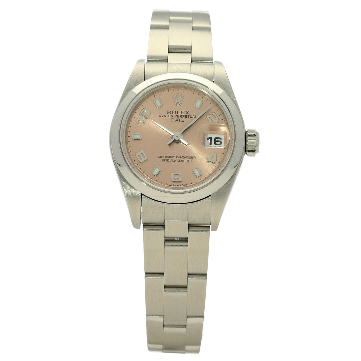 Date 79160 - 26mm - Salmon Pink Dial - 2005