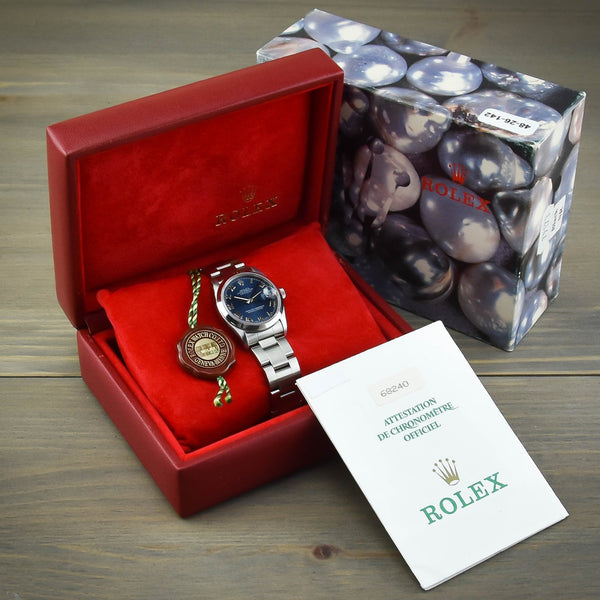 Datejust 68240 - 31mm - Blue Roman Dial - 1996