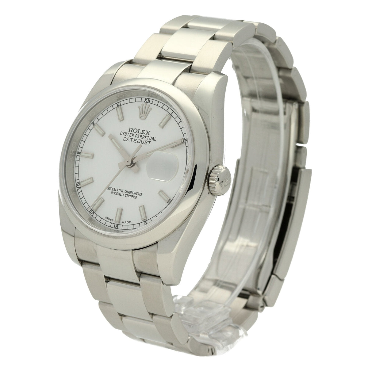 Datejust 116200 - Gents Watch - White Dial - 2017