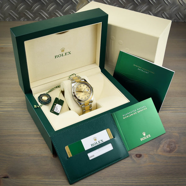 Datejust II 116333 - Champagne Diamond Dial - 2015