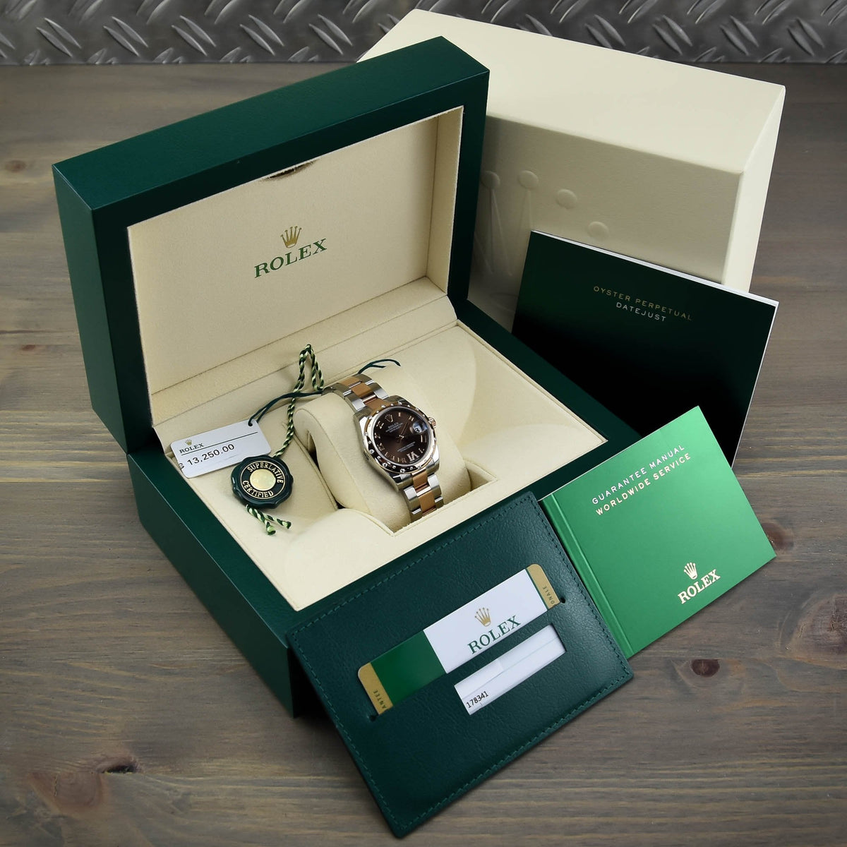 Datejust 178341 - 31mm - Chocolate Dial - Unworn 2019