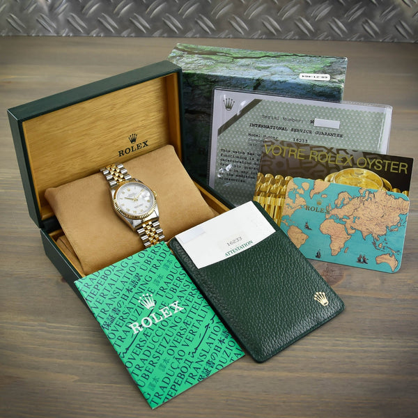 Datejust 16233 - White Roman Dial - 1997