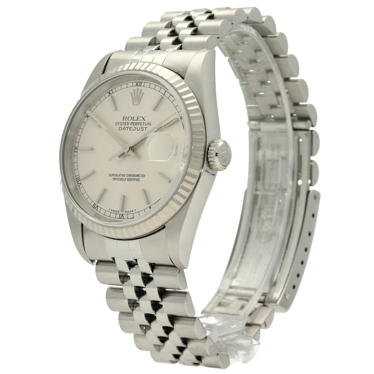Datejust 16234 - Silver Baton Dial - 1998