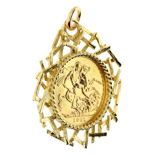 1911 George V Full-Sovereign Pendant - 14.2g