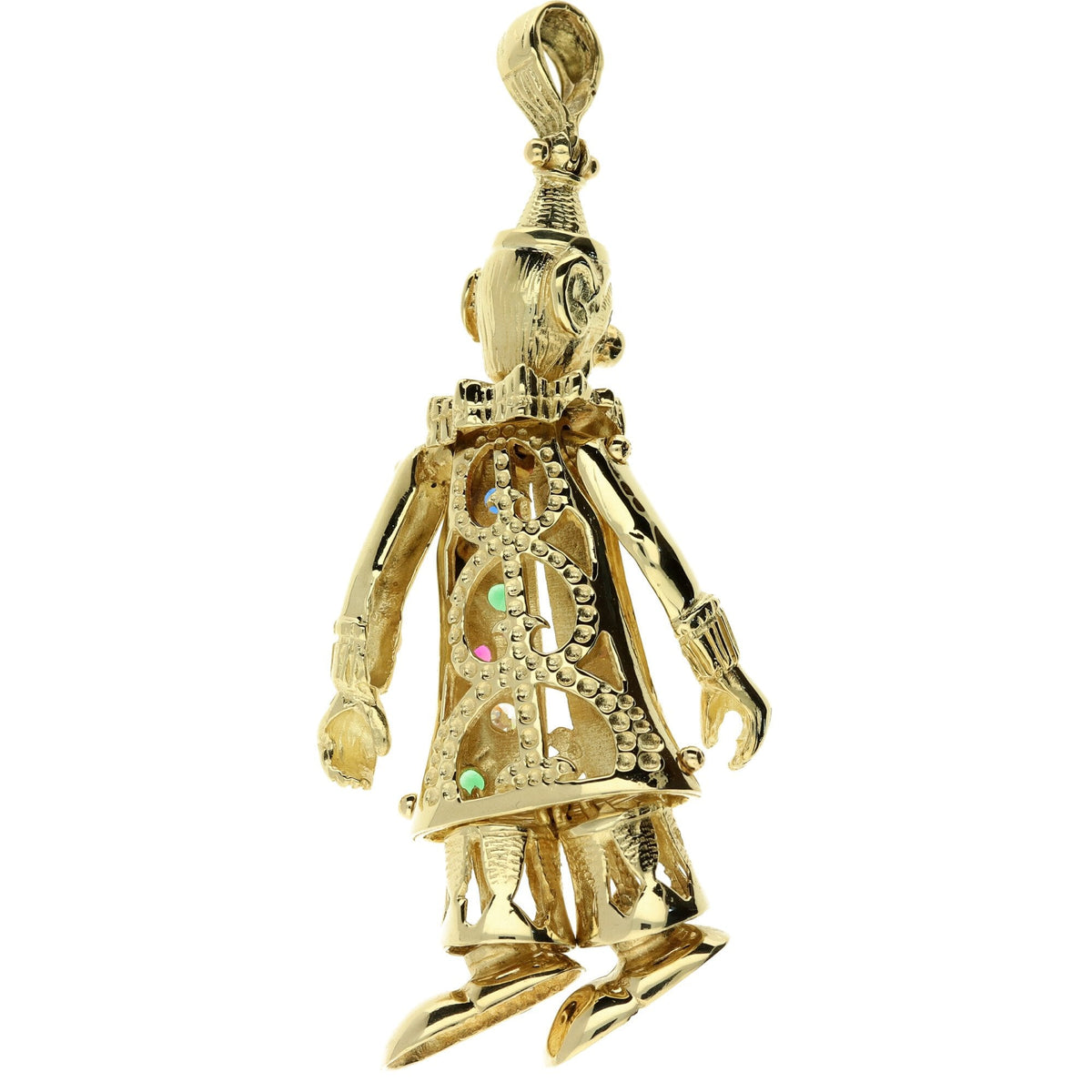 9ct Extra Large Clown Pendant - 20.0g