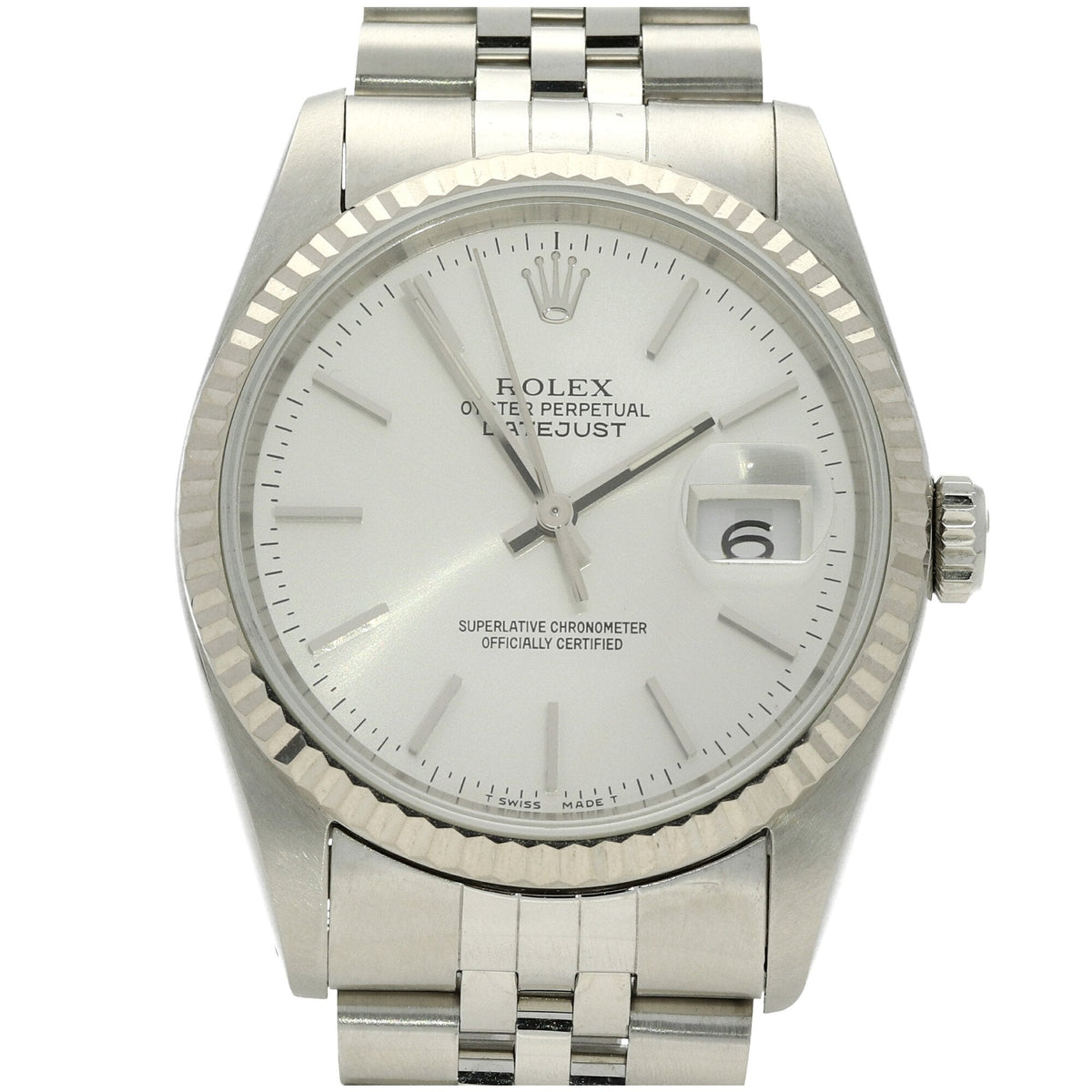 Datejust 16234 - Silver Baton Dial - 1994