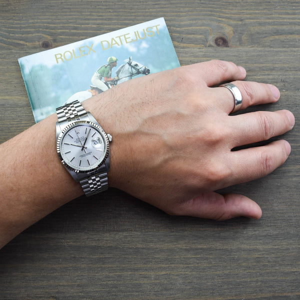 Datejust 16234 - Silver Baton Dial - 1994