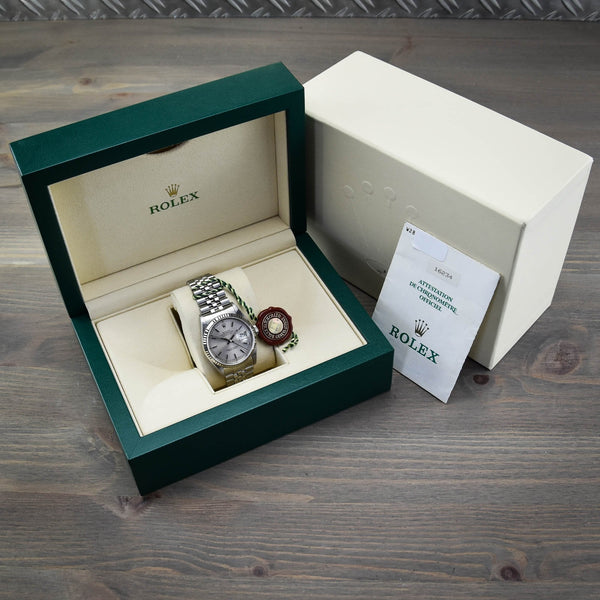 Datejust 16234 - Silver Baton Dial - 1996