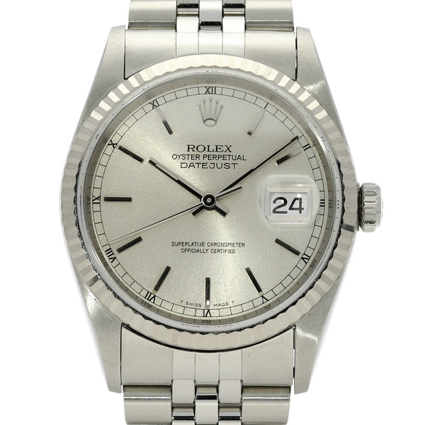 Datejust 16234 - Silver Baton Dial - 1996