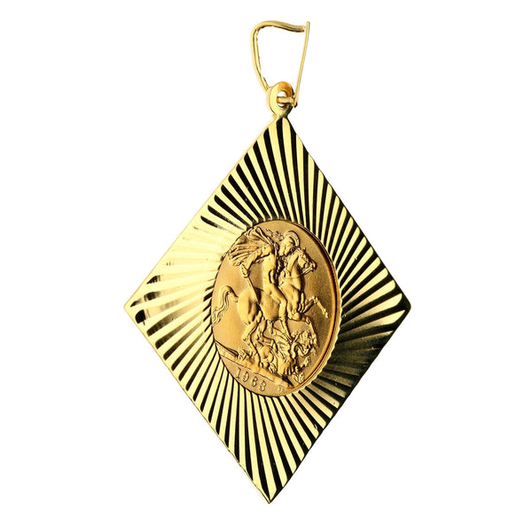 1963 Queen Elizabeth II Full Sovereign Pendant 13.2g