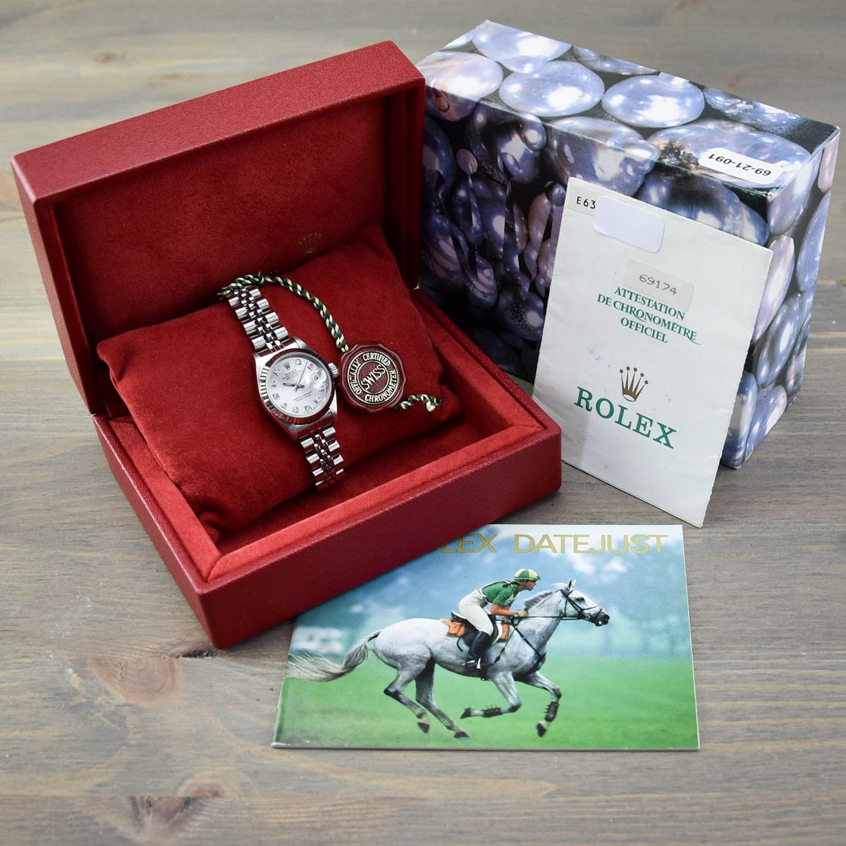 Datejust 69174 - Silver Diamond Dot Dial - 1992