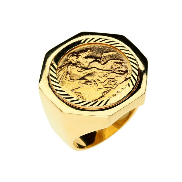 1887 Full Sovereign Ring - 23.6g