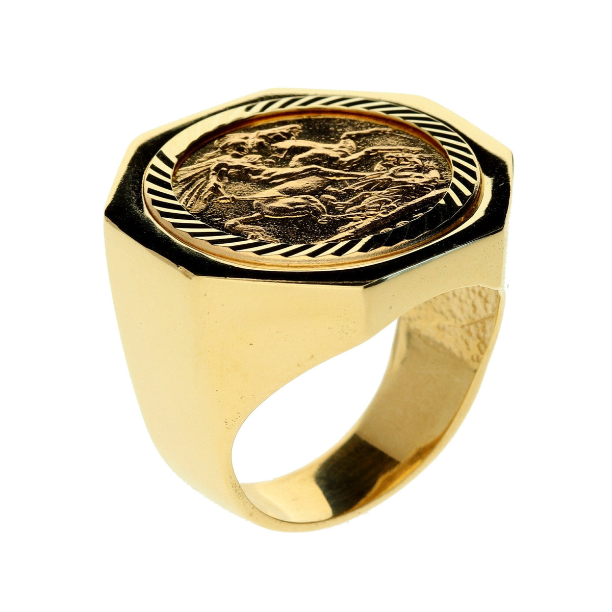 1887 Full Sovereign Ring - 23.6g