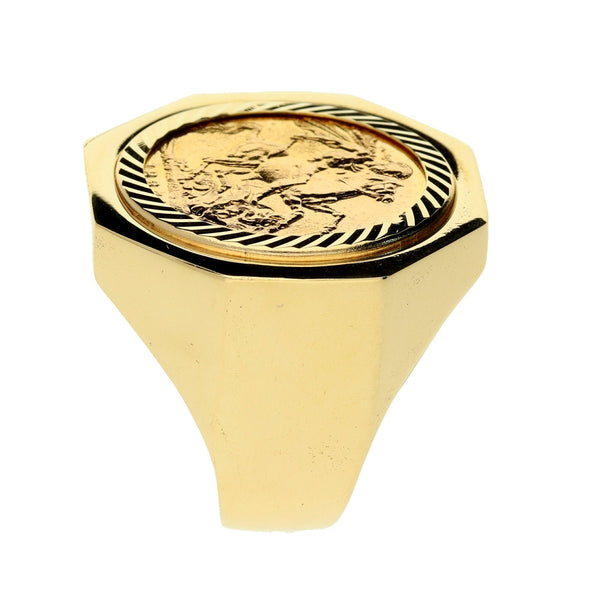 1887 Full Sovereign Ring - 23.6g