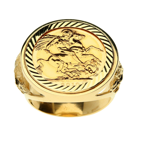 2010 Full Sovereign Ring - 16.2g