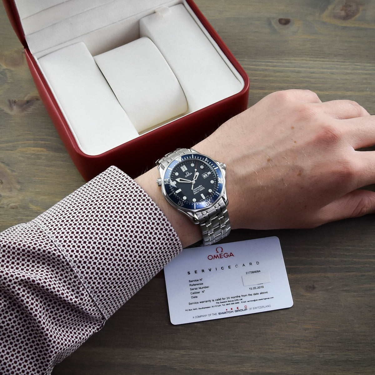 Seamaster 2541.80.00 - Gents Watch - Blue Dial - 2000