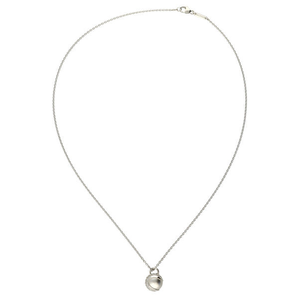 Tennis Ball Pendant - Platinum and Diamond - 0.46ct