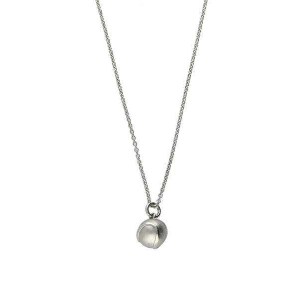 Bespoke Platinum Tennis Ball Pendant - 16 Inch - 12.10g