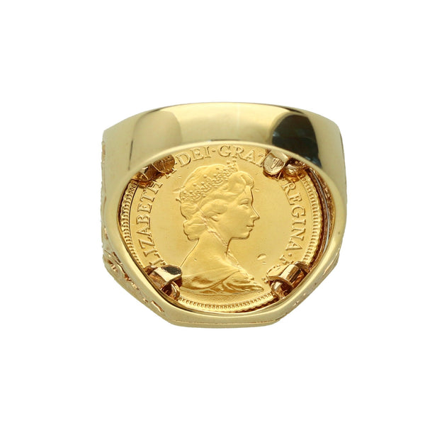 1982 Half Sovereign Ring - 10.3g - Size S
