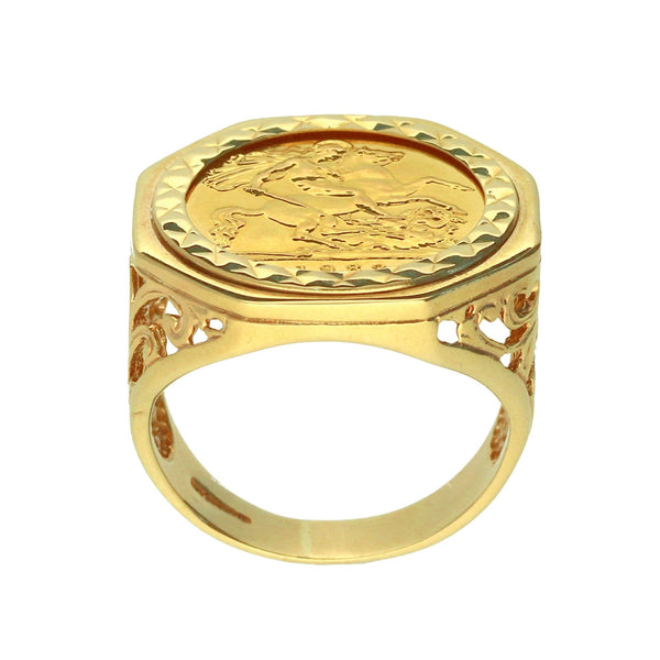 1982 Half Sovereign Ring - 10.3g - Size S