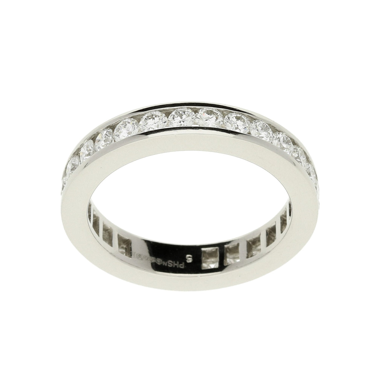 Platinum Full Diamond Eternity Ring - 2.80ct