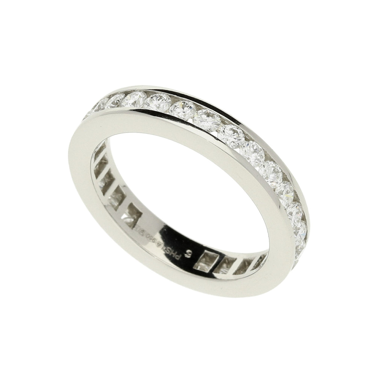 Platinum Full Diamond Eternity Ring - 2.80ct