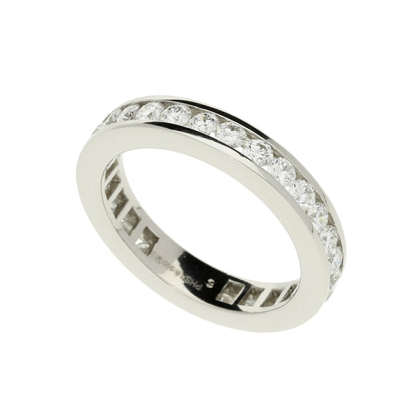 Platinum Full Diamond Eternity Ring - 2.80ct