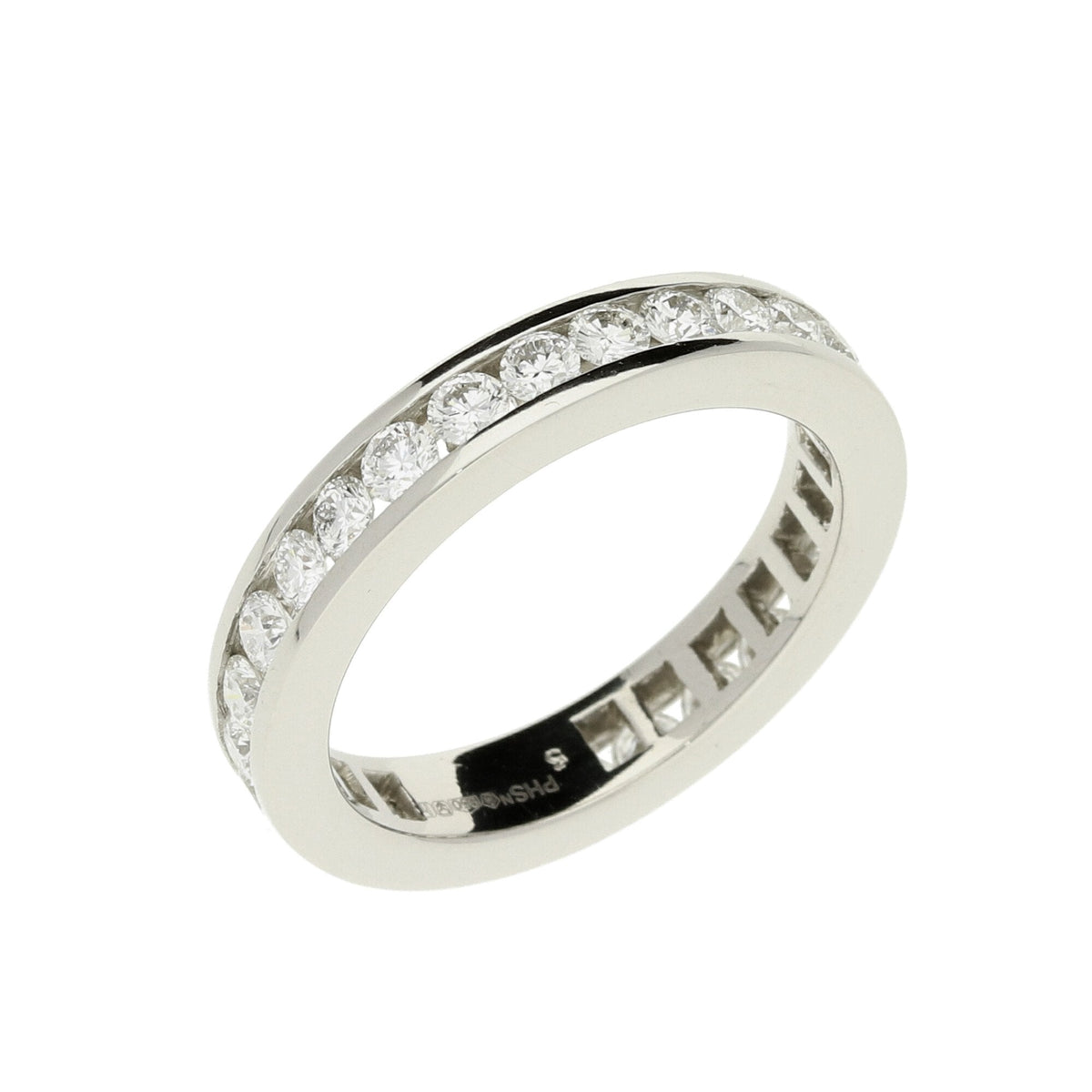 Platinum Full Diamond Eternity Ring - 2.80ct