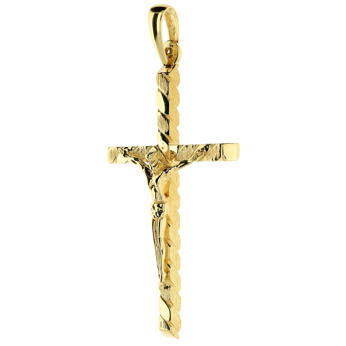 9ct Extra Large Heavy Crucifix 41.3g