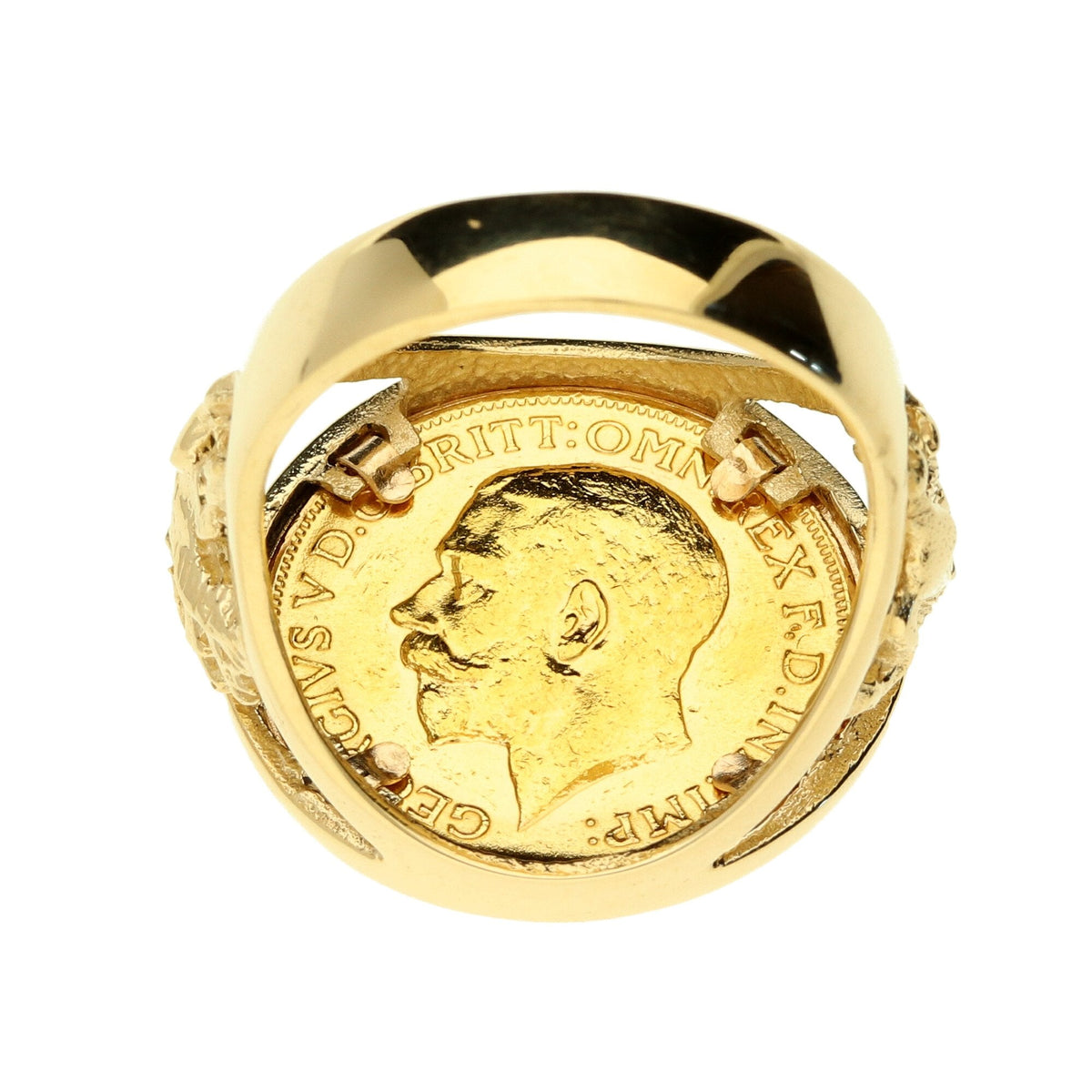 1911 Gold Full Sovereign Ring - 16.20g